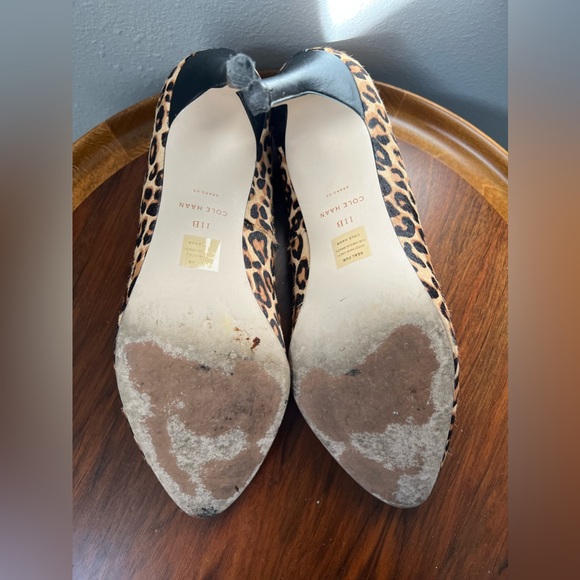 Cole Haan Real Fur Leopard Pump size 11 - Picture 3 of 6